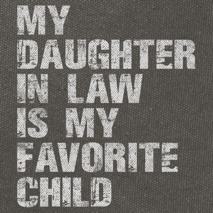 My Daughter In Law Is My Favorite Child Funny Father Day Cotton Canvas Backpack