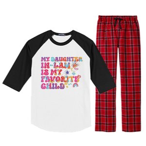 My Daughter In Law Is My Favorite Child Funny Family Raglan Sleeve Pajama Set