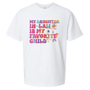 My Daughter In Law Is My Favorite Child Funny Family Sueded Cloud Jersey T-Shirt