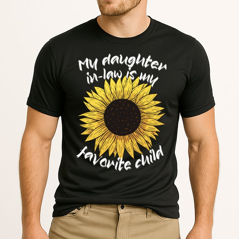 My Daughter In Law Is My Favorite Child Family Sunflower Cooling Performance Crew T-Shirt