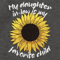 My Daughter In Law Is My Favorite Child Family Sunflower Vector Backpack