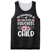 My Daughter In Law Is My Favorite Child Funny Fathers Day Mesh Reversible Basketball Jersey Tank