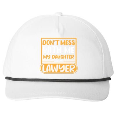 My Daughter Is A Lawyer Gift Snapback Five-Panel Rope Hat