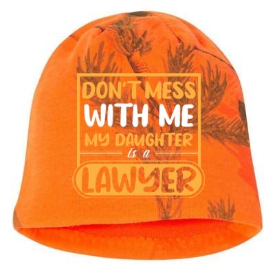 My Daughter Is A Lawyer Gift Kati - Camo Knit Beanie