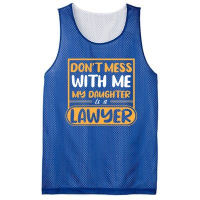 My Daughter Is A Lawyer Gift Mesh Reversible Basketball Jersey Tank