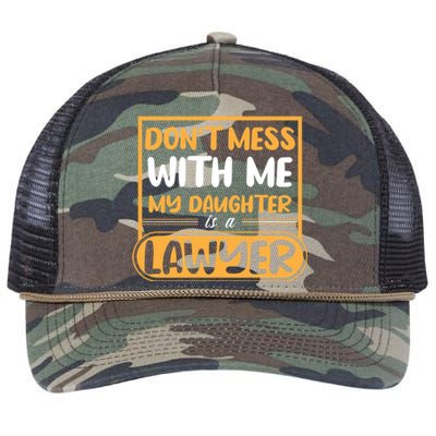 My Daughter Is A Lawyer Gift Retro Rope Trucker Hat Cap