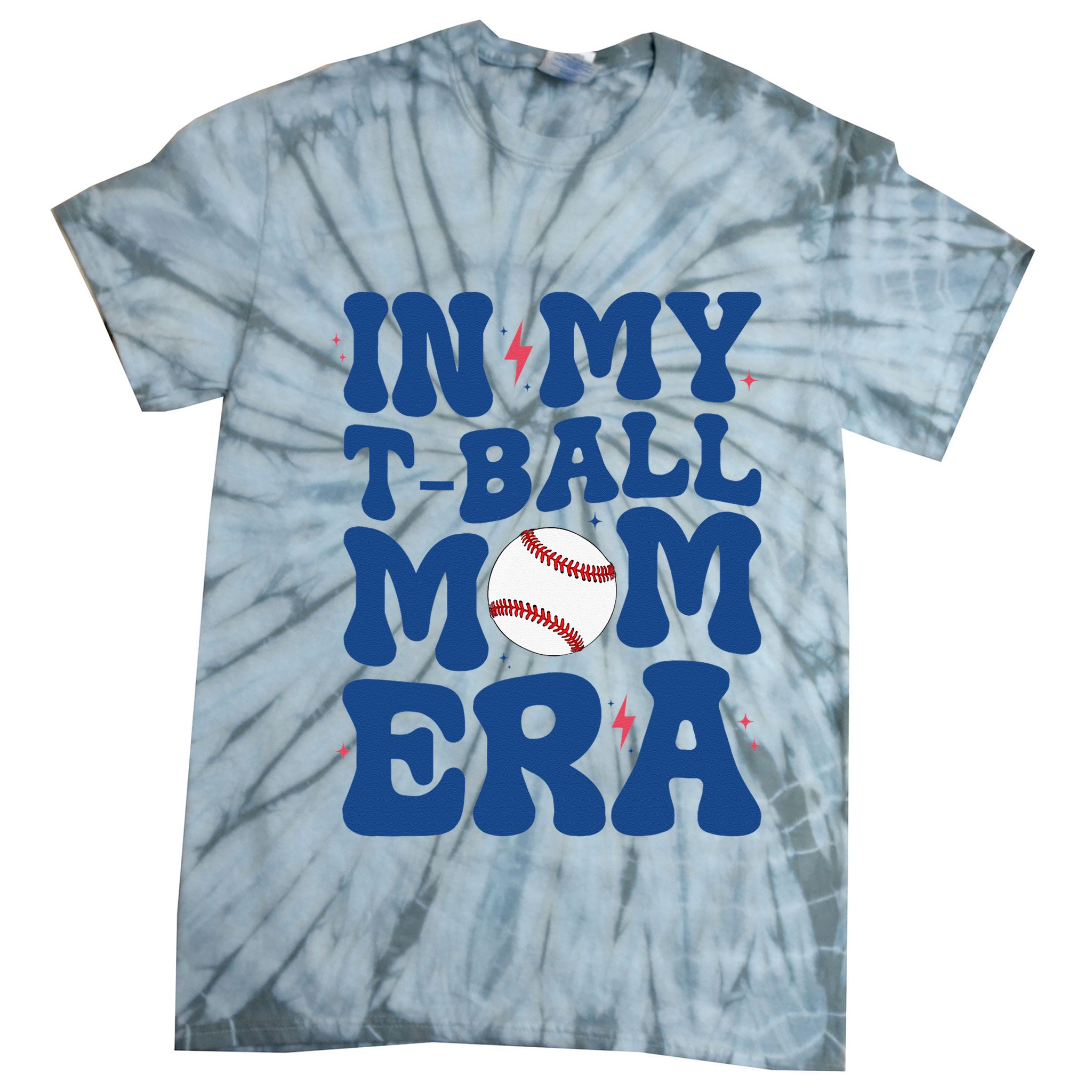 MotherS Day In My Tball Mom Era Tie-Dye T-Shirt