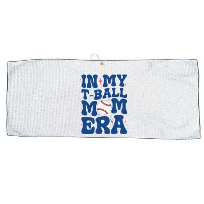 MotherS Day In My Tball Mom Era Large Microfiber Waffle Golf Towel