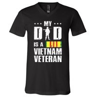 My Dad Is A Vietnam Veteran V-Neck T-Shirt