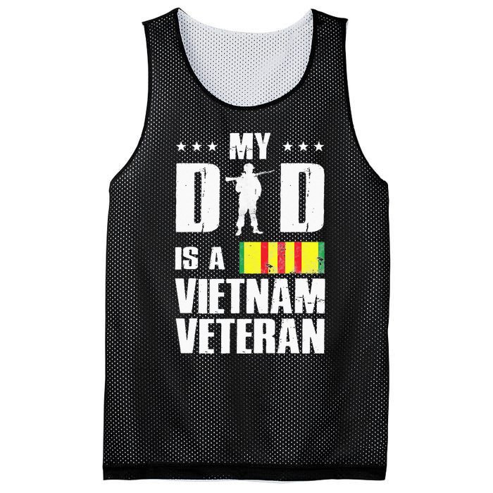 My Dad Is A Vietnam Veteran Mesh Reversible Basketball Jersey Tank