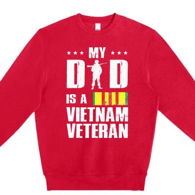 My Dad Is A Vietnam Veteran Premium Crewneck Sweatshirt