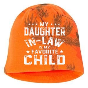 My Daughter In Law Is My Favorite Child Father's Day in Law Kati - Camo Knit Beanie