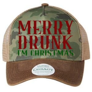 Merry Drunk Im Christmas Funny Holiday Legacy Tie Dye Trucker Hat