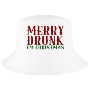 Merry Drunk Im Christmas Funny Holiday Cool Comfort Performance Bucket Hat