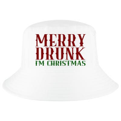 Merry Drunk Im Christmas Funny Holiday Cool Comfort Performance Bucket Hat