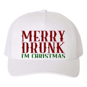 Merry Drunk Im Christmas Funny Holiday Yupoong Adult 5-Panel Trucker Hat