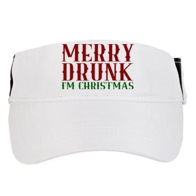Merry Drunk Im Christmas Funny Holiday Adult Drive Performance Visor