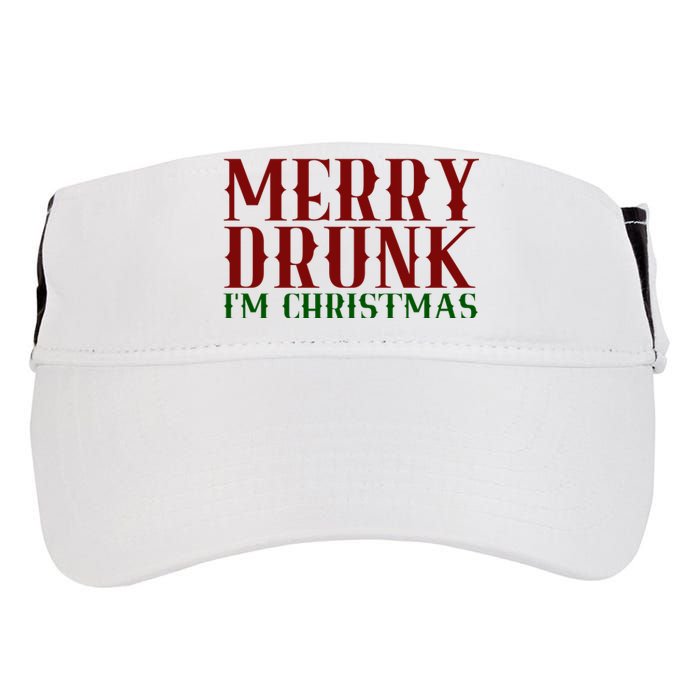 Merry Drunk Im Christmas Funny Holiday Adult Drive Performance Visor