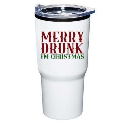 Merry Drunk Im Christmas Funny Holiday Tumbler