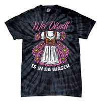 Mei Dirndl In Da Wasch Oktoberfest Funny German Tie-Dye T-Shirt