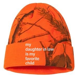 My Daughter In Law Is My Favorite Child Father's Day in Law Kati Licensed 12" Camo Beanie