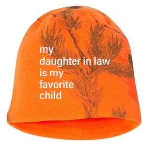 My Daughter In Law Is My Favorite Child Father's Day in Law Kati - Camo Knit Beanie