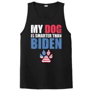 My Dog Is Smarter Than Your President Biden Funny AntiBiden PosiCharge Competitor Tank