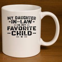 My Daughter In Law Is My Favorite Child 11oz C Handle Ceramic Mug