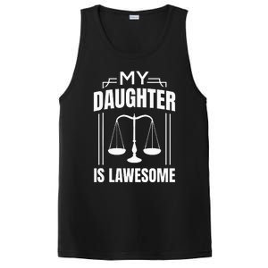 My Daughter Is Lawesome Daughter Lawyer Law Student PosiCharge Competitor Tank