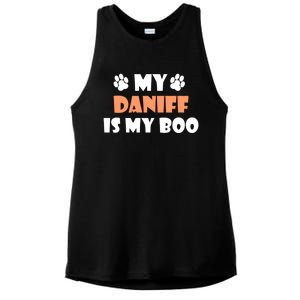 My Daniff Is My Boo Halloween Dog Owner Gift Ladies PosiCharge Tri-Blend Wicking Tank