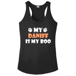 My Daniff Is My Boo Halloween Dog Owner Gift Ladies PosiCharge Competitor Racerback Tank