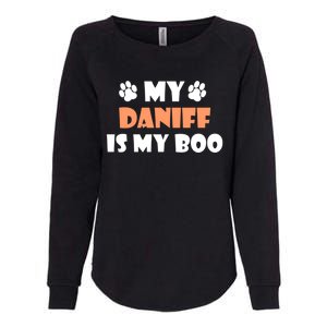 My Daniff Is My Boo Halloween Dog Owner Gift Womens California Wash Sweatshirt