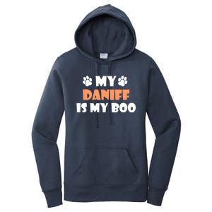 My Daniff Is My Boo Halloween Dog Owner Gift Women's Pullover Hoodie