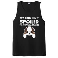 My Dog Isn't Spoiled I'm Well Trained Funny Shih Tzu PosiCharge Competitor Tank