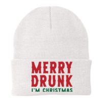 Merry Drunk IM Christmas Holiday Season Drinking Team Knit Cap Winter Beanie