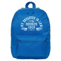 My Daughter In Law Is My Favorite Child Usa Flag 16 in Basic Backpack