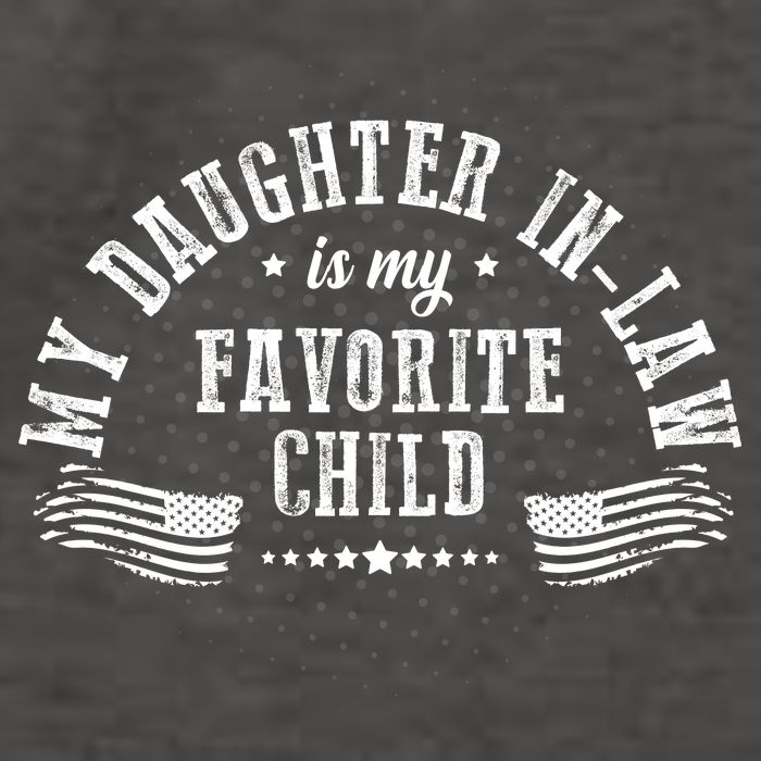 My Daughter In Law Is My Favorite Child Usa Flag Vector Backpack