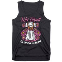 Mei Dirndl In Da Wasch Oktoberfest Funny German Girls Tank Top