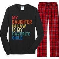 My DaughterInLaw Is My Favorite Child Fathers Day Gift Long Sleeve Pajama Set