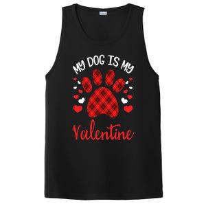 My Dog Is My Valentines Dog Lover Valentines Day Gift PosiCharge Competitor Tank