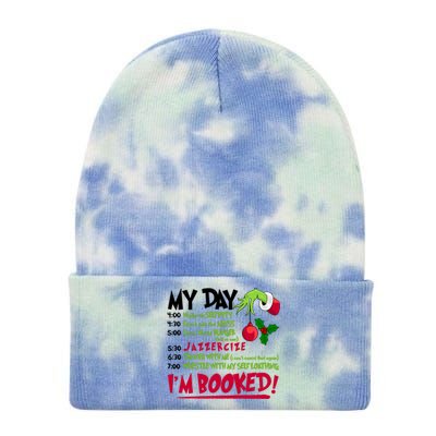 My Day Im Booked Funny Christmas Holiday Tie Dye 12in Knit Beanie