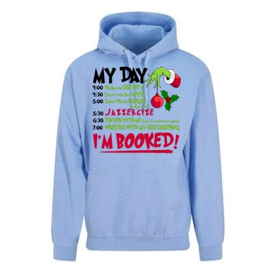 My Day Im Booked Funny Christmas Holiday Unisex Surf Hoodie