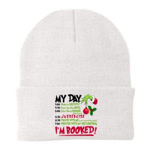 My Day Im Booked Funny Christmas Holiday Knit Cap Winter Beanie