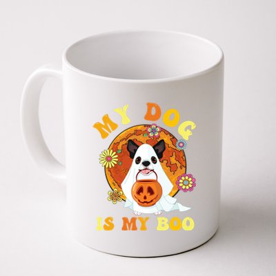 My Dog Is Boo Funny Dog Owner Boo Ghost Lover Halloween Gift Coffee Mug