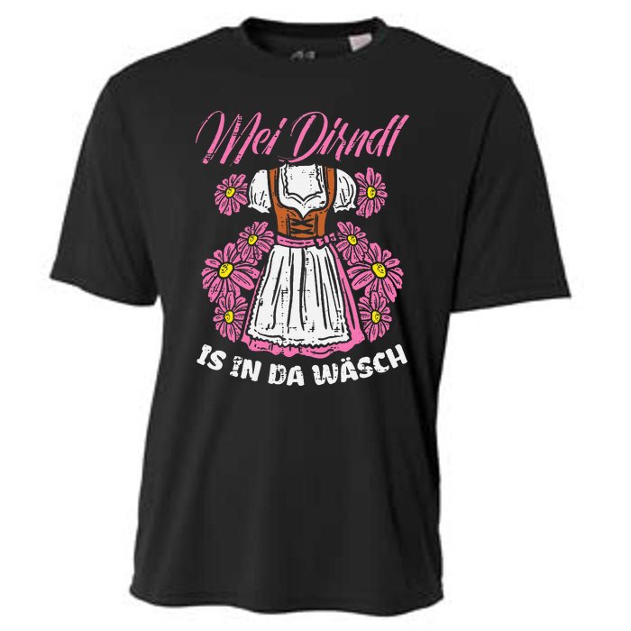 Mei Dirndl In Da Wasch Oktoberfest Funny German Cooling Performance Crew T-Shirt