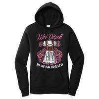 Mei Dirndl In Da Wasch Oktoberfest Funny German Women's Pullover Hoodie