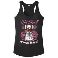 Mei Dirndl In Da Wasch Oktoberfest Funny German Ladies PosiCharge Competitor Racerback Tank