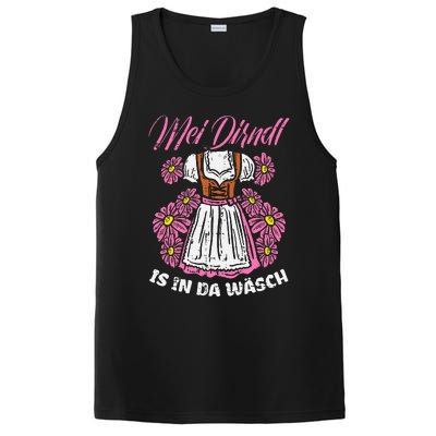 Mei Dirndl In Da Wasch Oktoberfest Funny German PosiCharge Competitor Tank