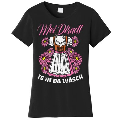 Mei Dirndl In Da Wasch Oktoberfest Funny German Women's T-Shirt