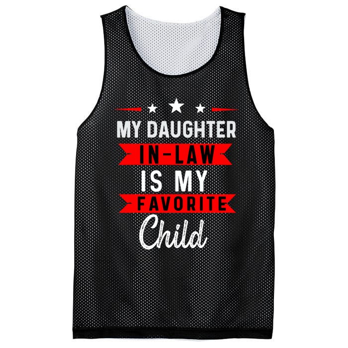 My Daughter In Law Is My Favorite Child Daughter In Law Mesh Reversible Basketball Jersey Tank